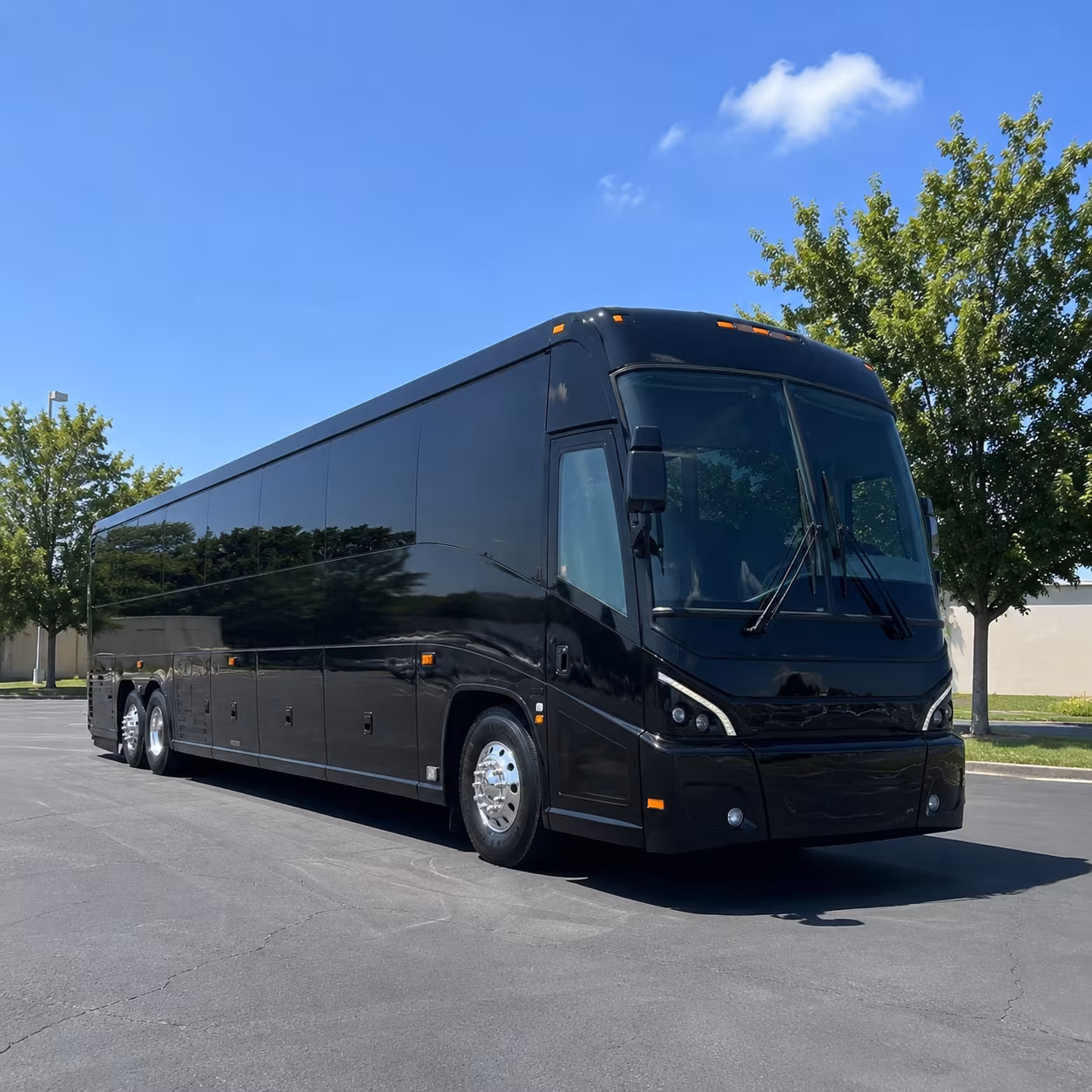 new haven charter bus services exterior