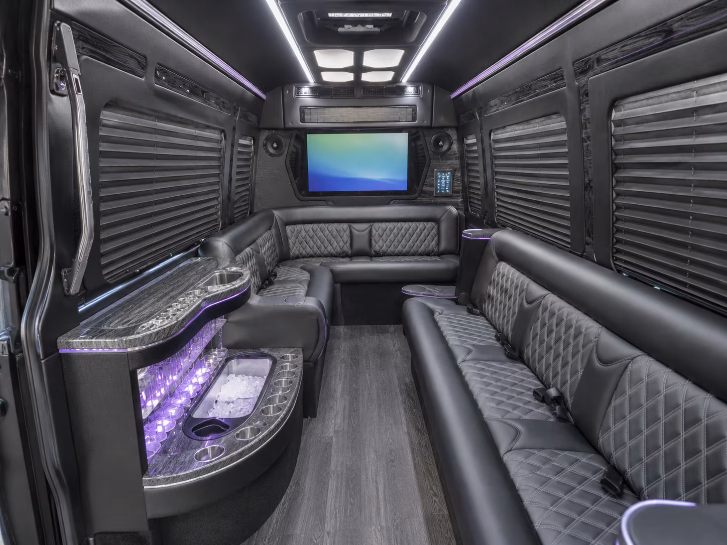 new haven party bus interior